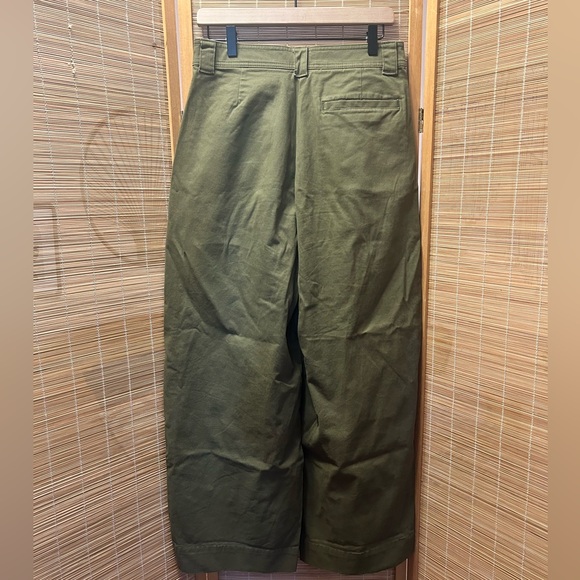 Old Navy Olive Green Wide Leg Trousers - Picture 2 of 3